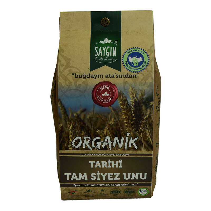 Organik Tarihi Tam Siyez Unu 750 Gr Paket Organik Tarihi Tam Siyez Unu 750 Gr Paket