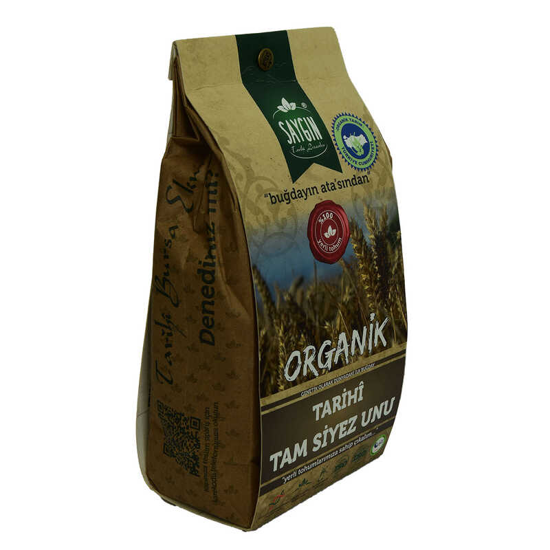Organik Tarihi Tam Siyez Unu 750 Gr Paket Organik Tarihi Tam Siyez Unu 750 Gr Paket