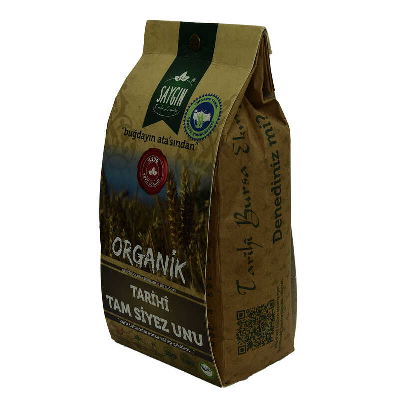 Organik Tarihi Tam Siyez Unu 750 Gr Paket Organik Tarihi Tam Siyez Unu 750 Gr Paket