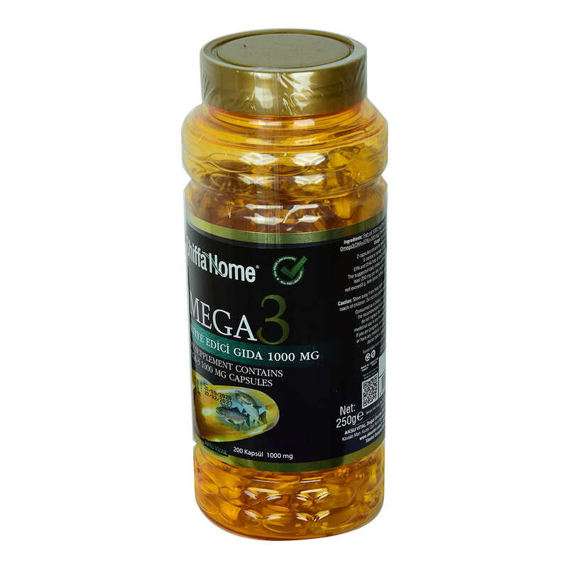 CLZ214 Shiffa Home Omega3 Yumuşak 1000 Mg x 200 Kapsül