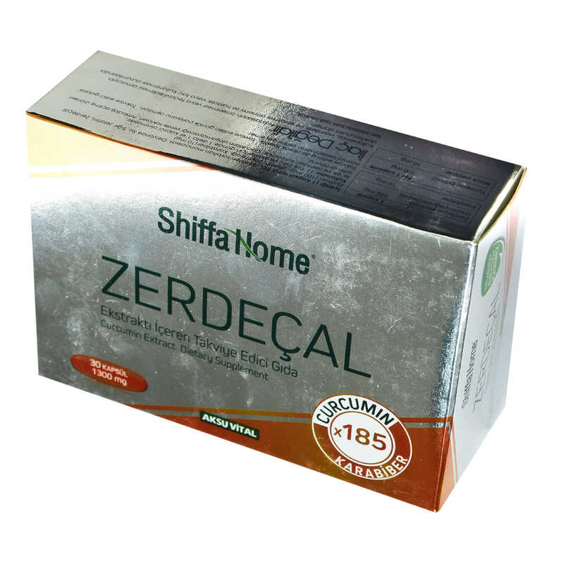 CLZ214 Shiffa Home Zerdeçal Ekstraktı Yumuşak 1300 Mg x 30 Kapsül