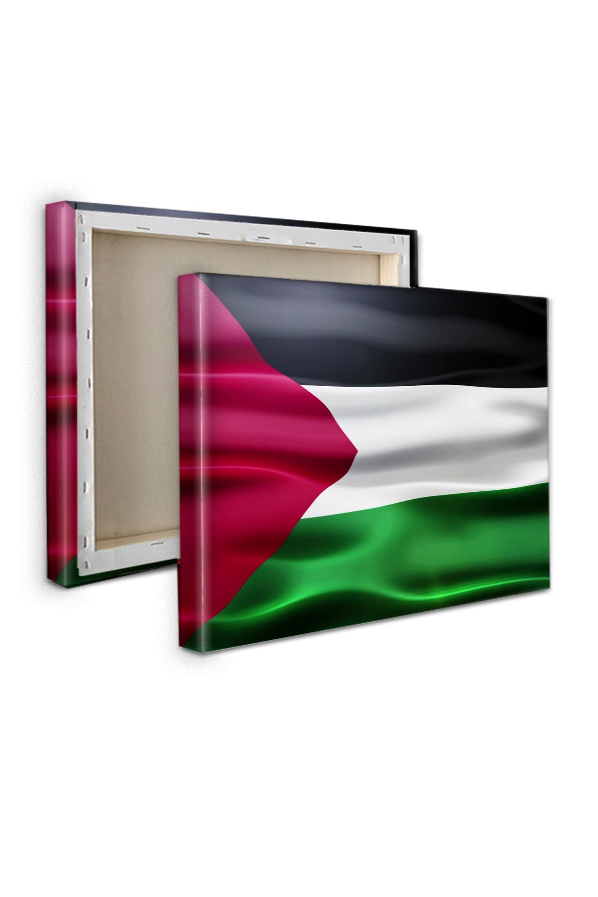 CLZ104 Filistin Bayrağı modern tablo (salon Tablosu)  (50 x 35) cm