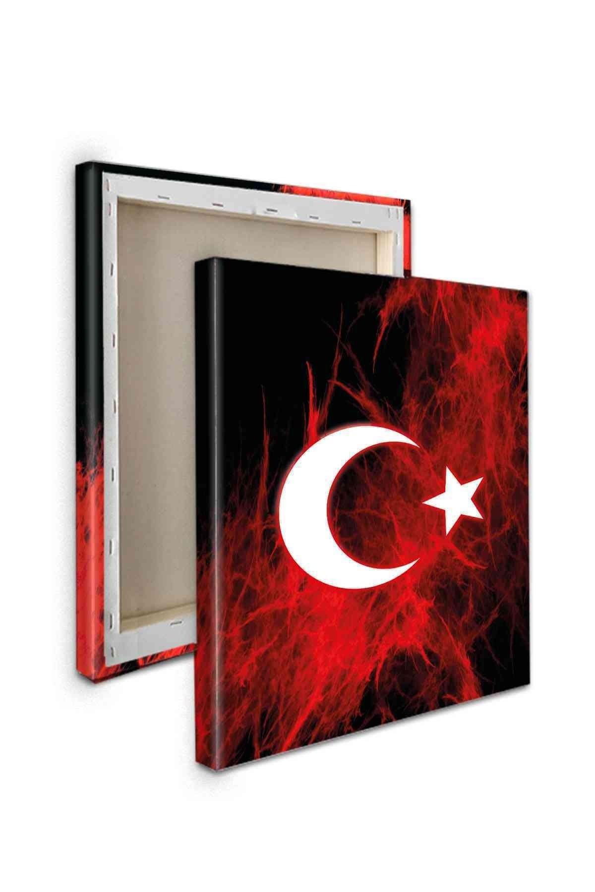 CLZ104 Parçalı Atatürk ve Bayrak Tabloları   (100 x 70) cm