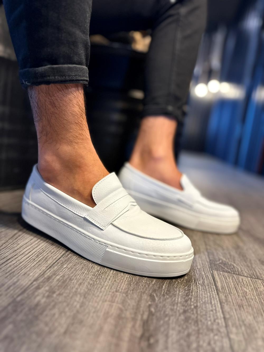 CLZ941  Günlük Klasik Ayakkabı  Beyaz