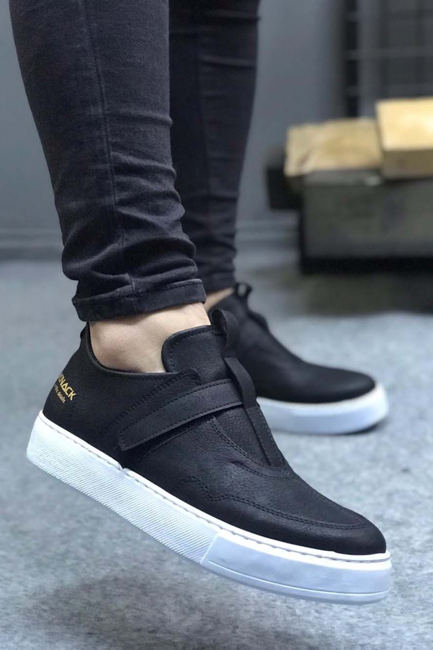 CLZ941  Günlük Ayakkabı  Siyah (Beyaz Taban)