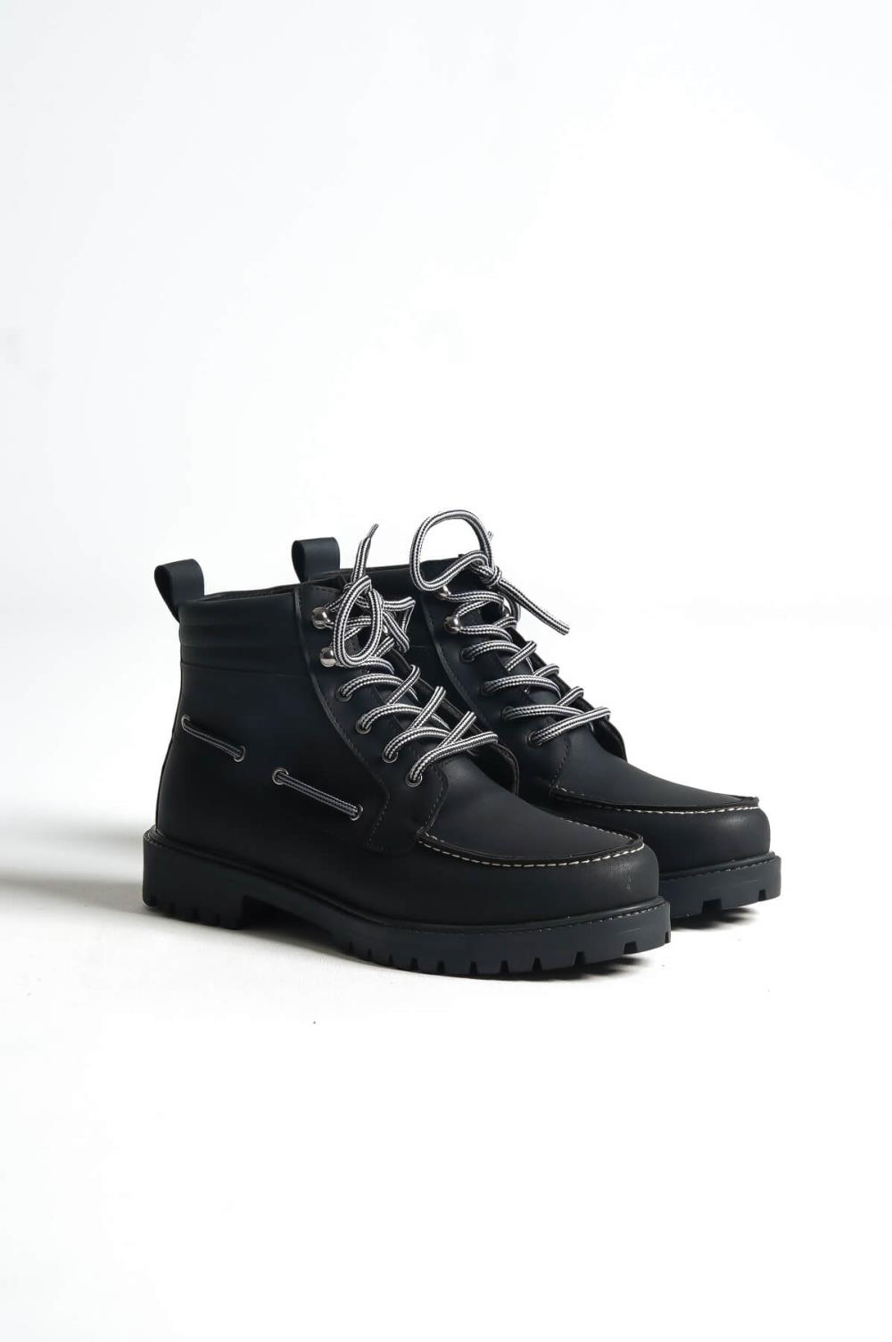 CLZ941  Yüksek Taban Ayakkabı  Siyah (Siyah Taban)