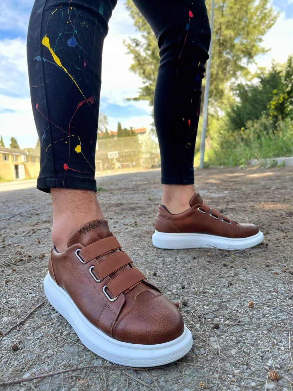 CLZ941  Sneakers Ayakkabı  Taba