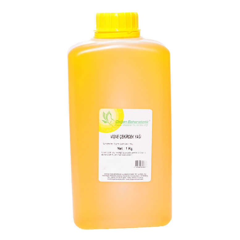 Vişne Çekirdeği Yağı Pet Bidon 1000 Gr Vişne Çekirdeği Yağı Pet Bidon 1000 Gr