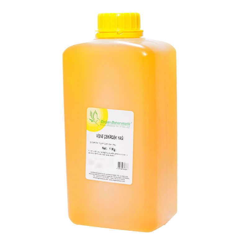 Vişne Çekirdeği Yağı Pet Bidon 1000 Gr Vişne Çekirdeği Yağı Pet Bidon 1000 Gr