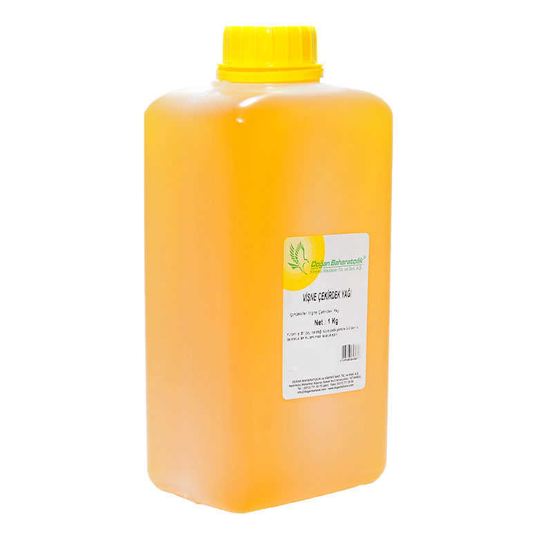 Vişne Çekirdeği Yağı Pet Bidon 1000 Gr Vişne Çekirdeği Yağı Pet Bidon 1000 Gr