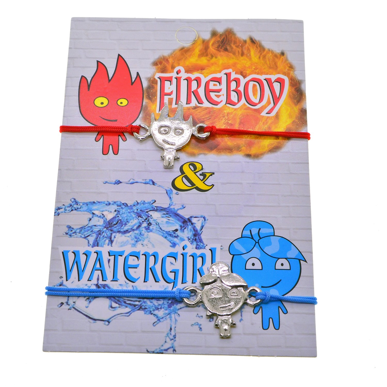 CLZ417 Ateş Ve Su Fireboy And Watergirl Arkadaş Bilekliği 
