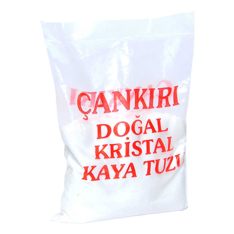 CLZ214 Yemeklik Doğal Kristal Kaya Tuzu Öğütülmüş Çankırı Beyaz 1000 Gr