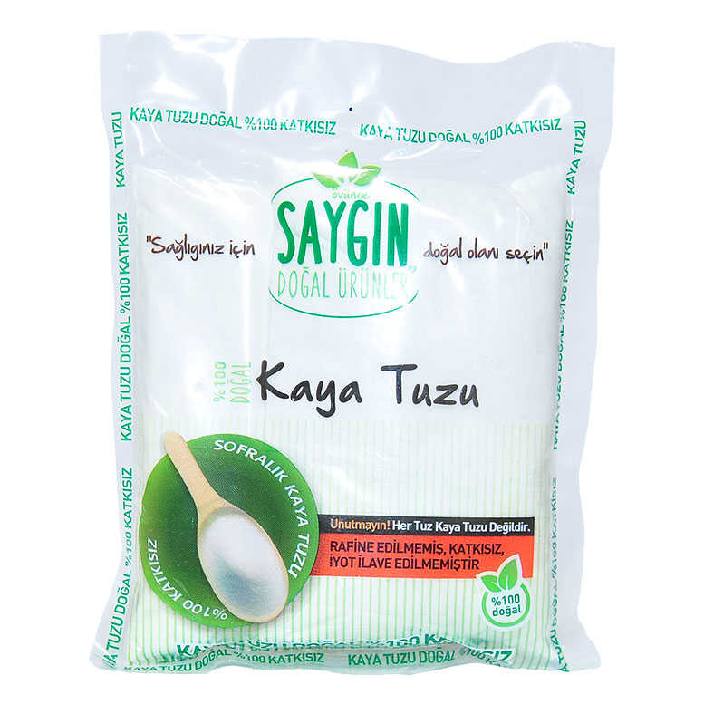 Yemeklik Öğütülmüş Kaya Tuzu Beyaz 500 Gr