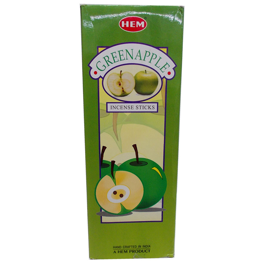 Yeşil Elma Kokulu 20 Çubuk Tütsü - Green Apple Yeşil Elma Kokulu 20 Çubuk Tütsü - Green Apple