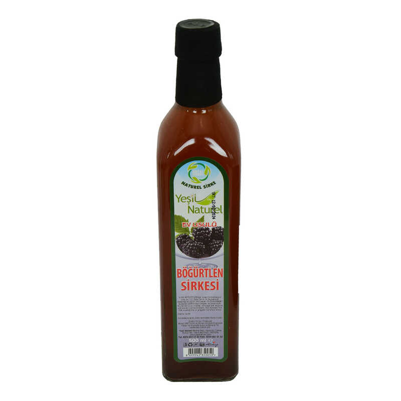 Böğürtlen Sirkesi Doğal Ev Usulü Cam Şişe 500 ML Böğürtlen Sirkesi Doğal Ev Usulü Cam Şişe 500 ML