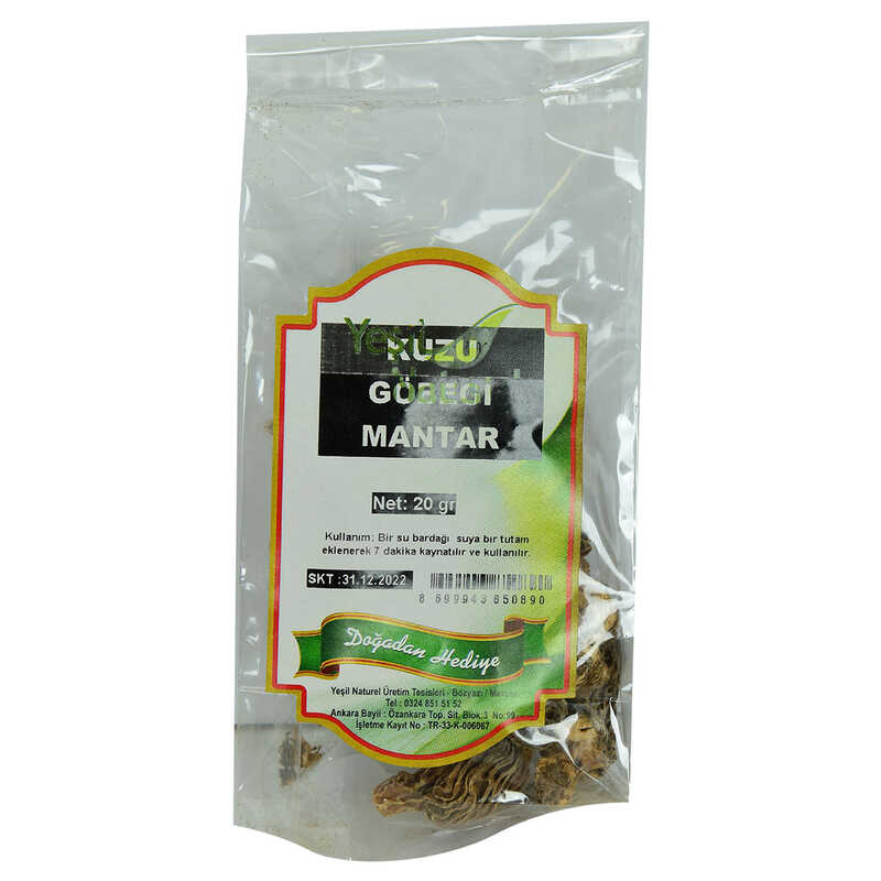 Doğal Kuzu Göbeği Mantarı 20 Gr Paket Doğal Kuzu Göbeği Mantarı 20 Gr Paket