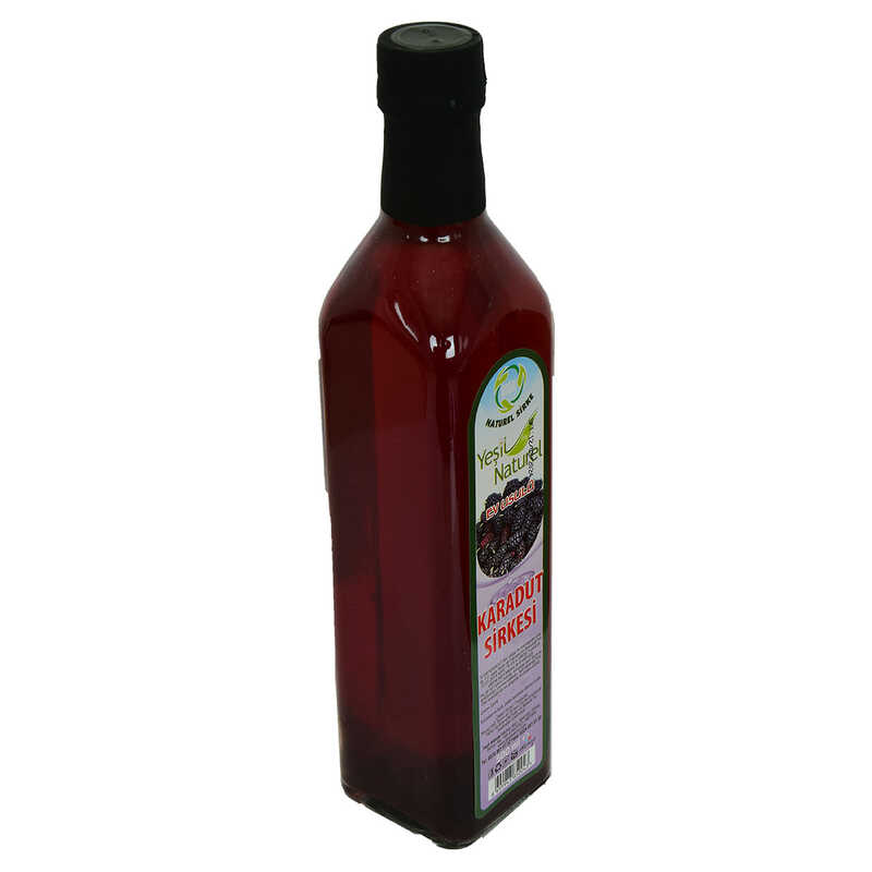 Karadut Sirkesi Doğal Ev Usulü Cam Şişe 500 ML