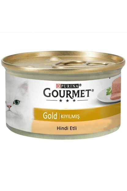 CLZ205 Purina Gourmet Gold Kıyılmış Hindi Etli Kedi Konservesi 85 gr