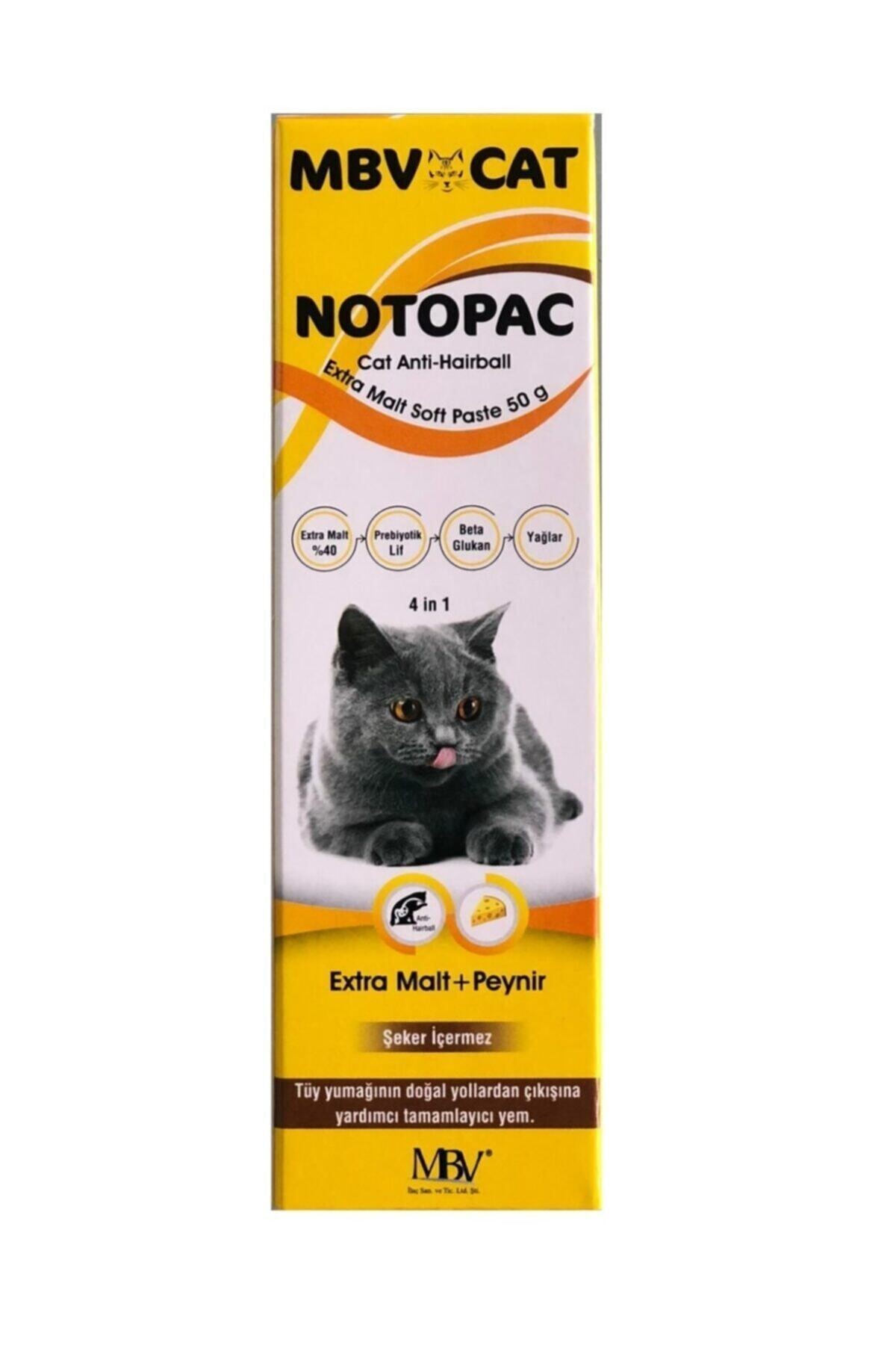 MBV Cat Notopac Paste Kedi Tüy Yumağı Önleyici Macun 50 gr