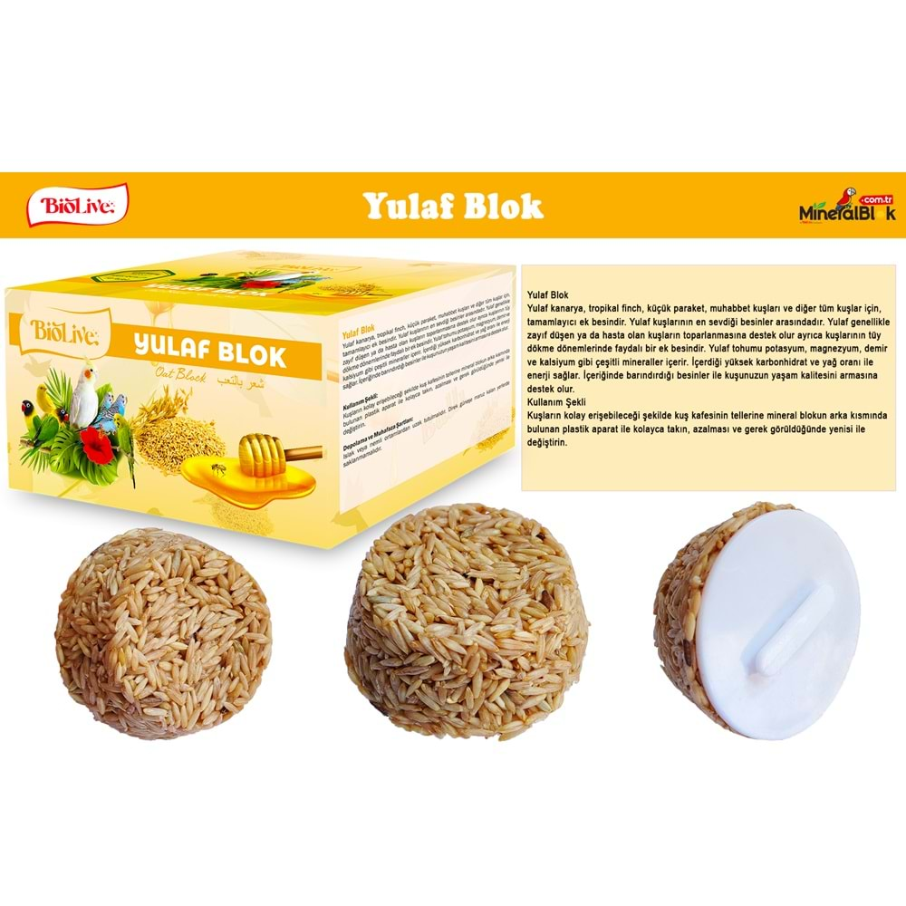 BİOLİVE Yulaf Blok