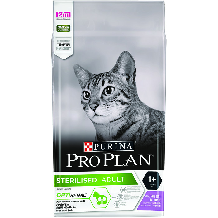 CLZ205 Pro Plan Hindili Kısırlaştırılmış Kedi Maması 1,5 kg