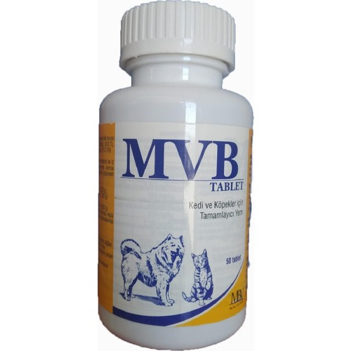 Mvb Köpek İçin Vitamin Mineral 50 Tablet