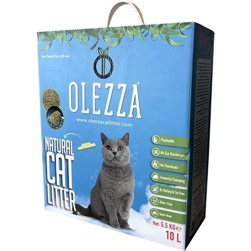 Olezza 10Lt Mısır Koçanı Kedi Kumu (5,5kg)