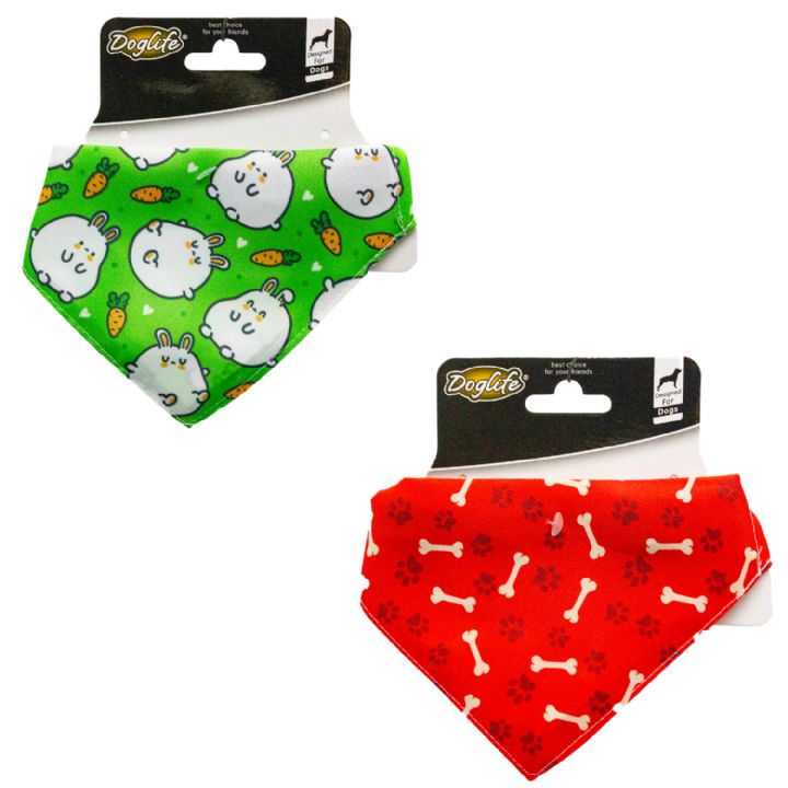 Doglife Kediler ve Köpekler İçin Fular Bandana (Karışık Renk/Desenlerde) Doglife Kediler ve Köpekler İçin Fular Bandana (Karışık Renk/Desenlerde)