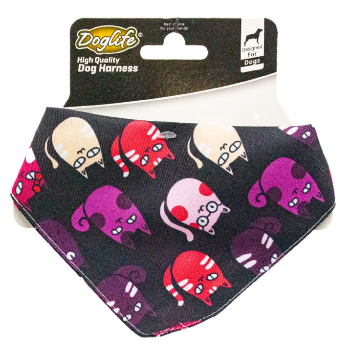 Doglife Kediler ve Köpekler İçin Fular Bandana (Karışık Renk/Desenlerde) Doglife Kediler ve Köpekler İçin Fular Bandana (Karışık Renk/Desenlerde)
