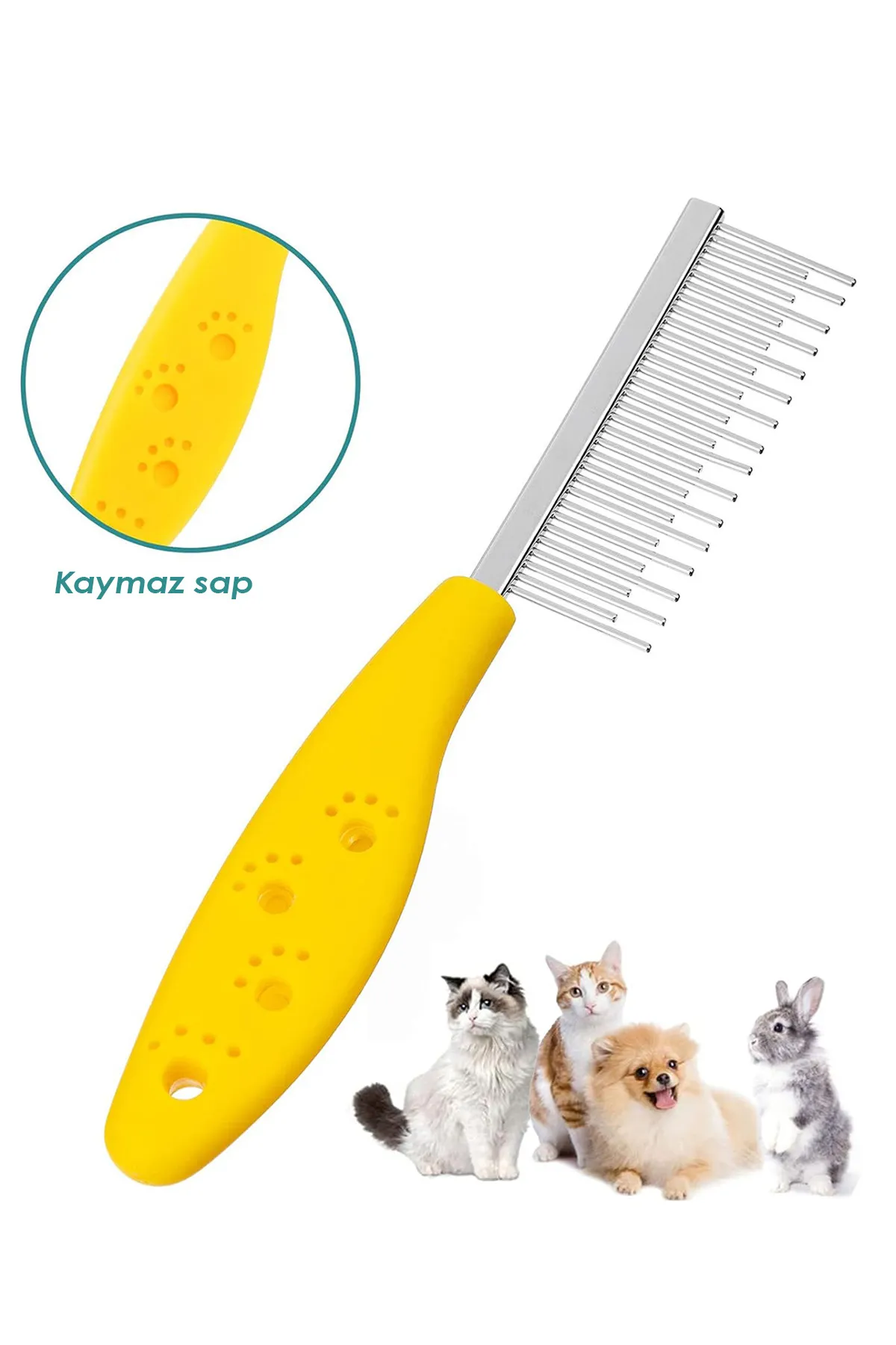 Tüy Açma Tarağı Kedi Köpek Kıtık Topak Açıcı Ergonomik Evcil Hayvan Bakım Tek Taraflı Metal Tarak Tüy Açma Tarağı Kedi Köpek Kıtık Topak Açıcı Ergonomik Evcil Hayvan Bakım Tek Taraflı Metal Tarak