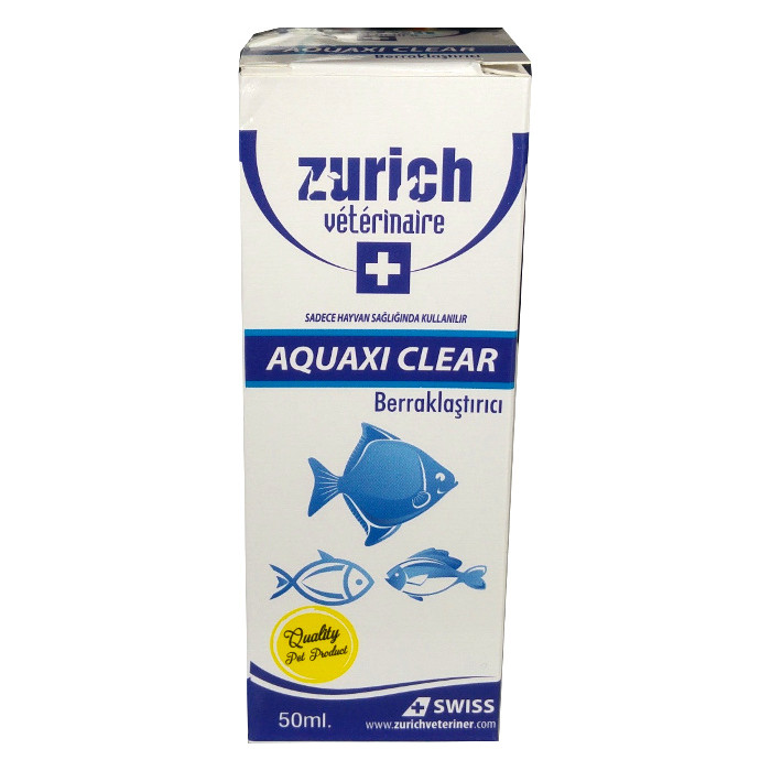 CLZ205 Aquaxi-Clear Akvaryum Berraklaştırıcı Çözelti 50 ml