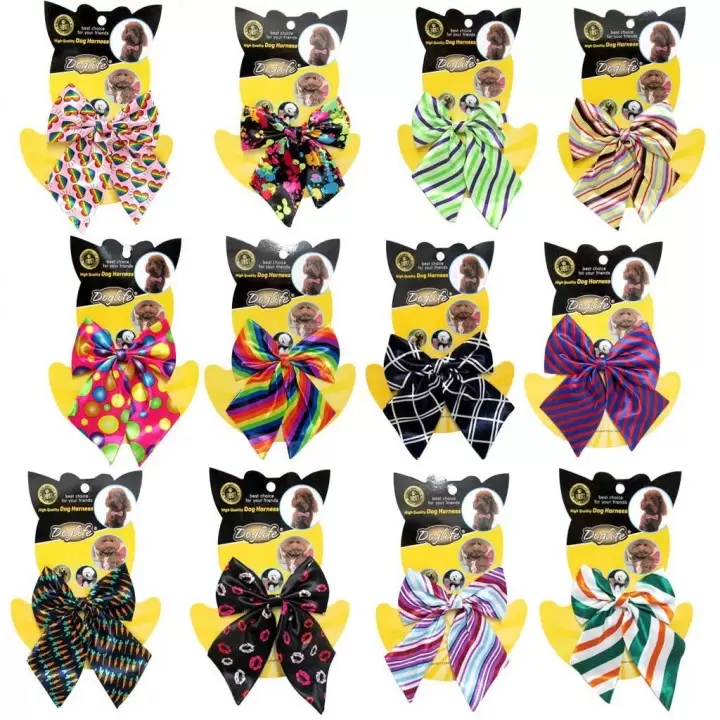 Doglife Kediler ve Köpekler İçin Kurdela Boyunluk (Karışık Renk/Desenlerde) Doglife Kediler ve Köpekler İçin Kurdela Boyunluk (Karışık Renk/Desenlerde)