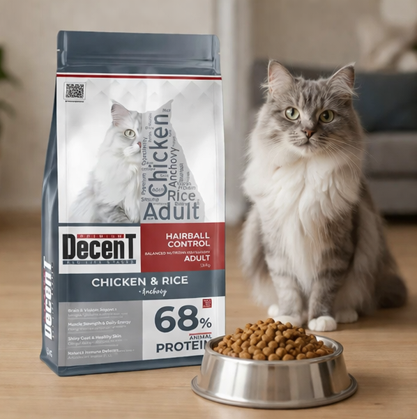Decent Tavuklu Yetişkin Kedi Maması 1,5 Kg Control Tavuk & Pirinç Yetişkin Kedi Maması