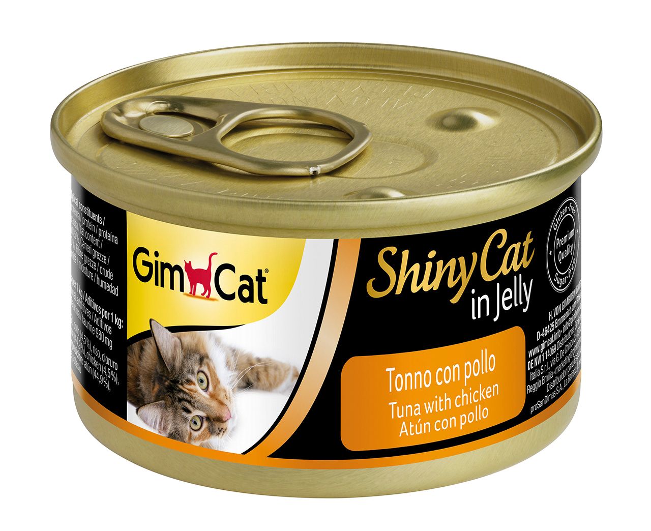 CLZ205 Shinycat Tuna Balıklı Tavuklu Konserve Kedi Maması 70 gr