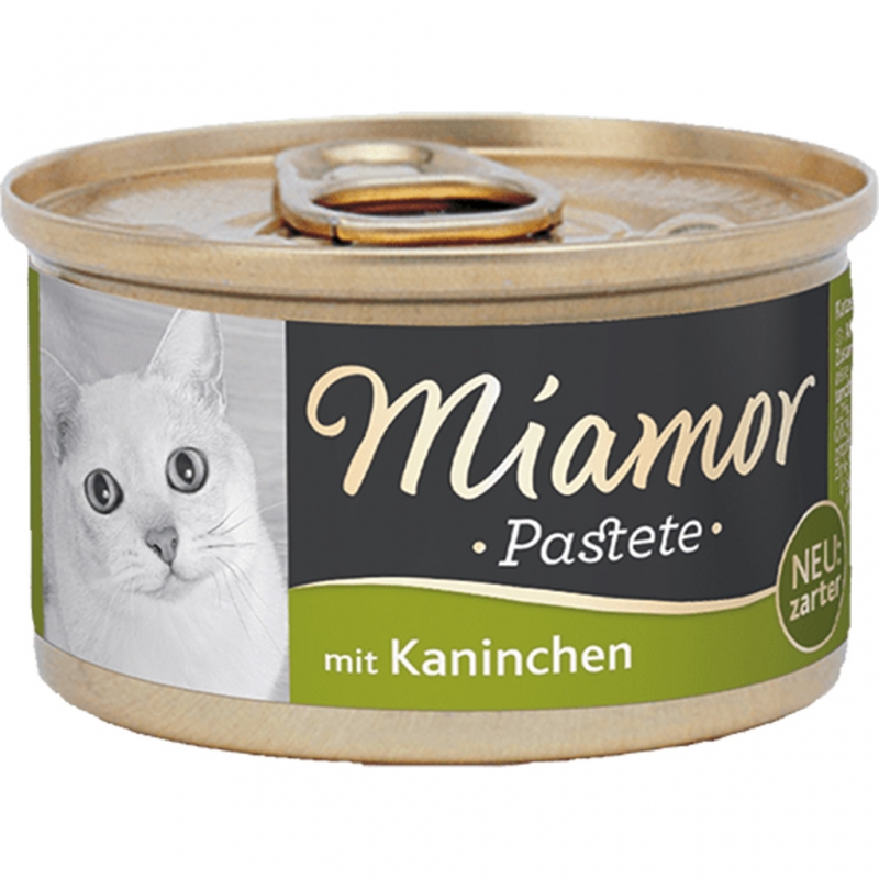 Miamor Pastete Tavşanlı Kedi Konserve Yaş Mama 85 gr