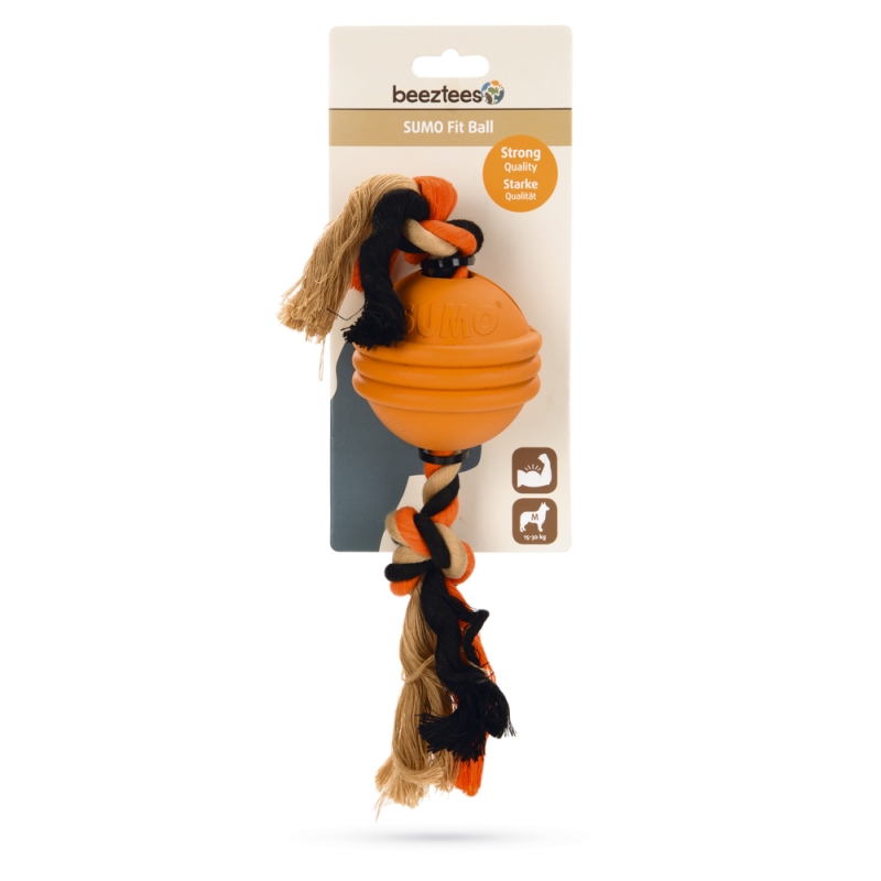 İpli Turuncu Top Köpek Oyuncak 31,8x7,9x7,9 cm İpli Turuncu Top Köpek Oyuncak 31,8x7,9x7,9 cm