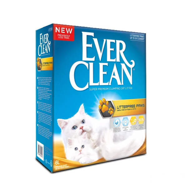 Ever Clean LitterFree Paws Patilere Yapışmayan İz Bırakmayan Kedi Kumu 6 Lt