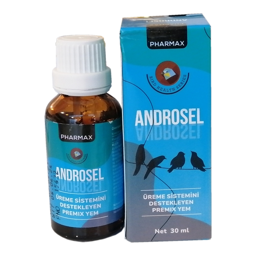 CLZ205 Pharmax Androsel  Kuş Üreme Sistemi Desteği 30 ml