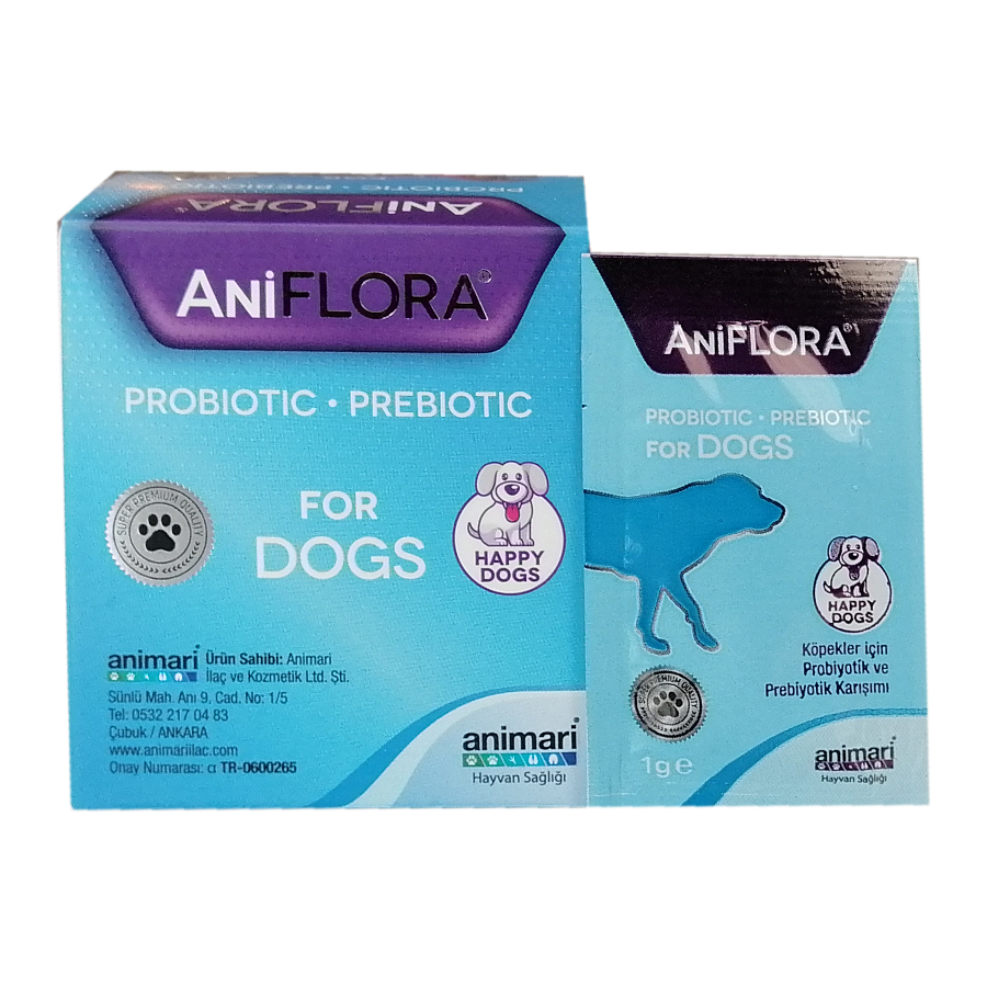 Aniflora Köpek Probiyotik + Prebiyotik Karışımı 1 gr ( 3 Adet )