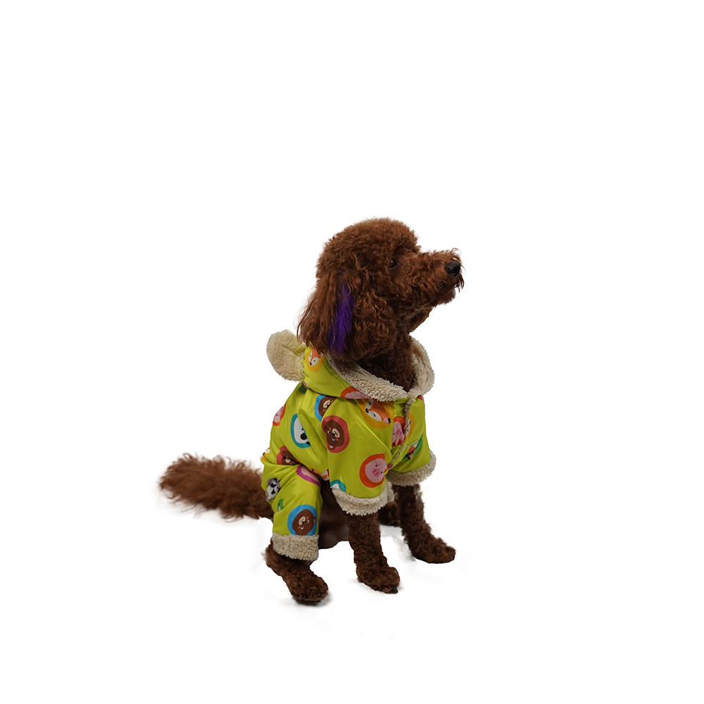 CLZ205 Romper Küçük Ve Orta Irklar Için Tulum-mont Yağmurluk Köpek Kıyafeti XLarge