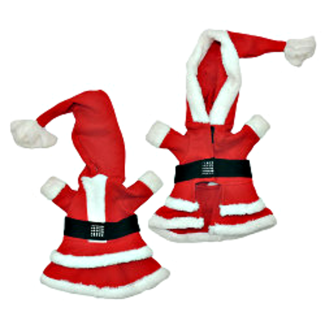 Yılbaşı Noel Baba Kostümü Kapüşonlu XS 20 CM Yılbaşı Noel Baba Kostümü Kapüşonlu XS 20 CM