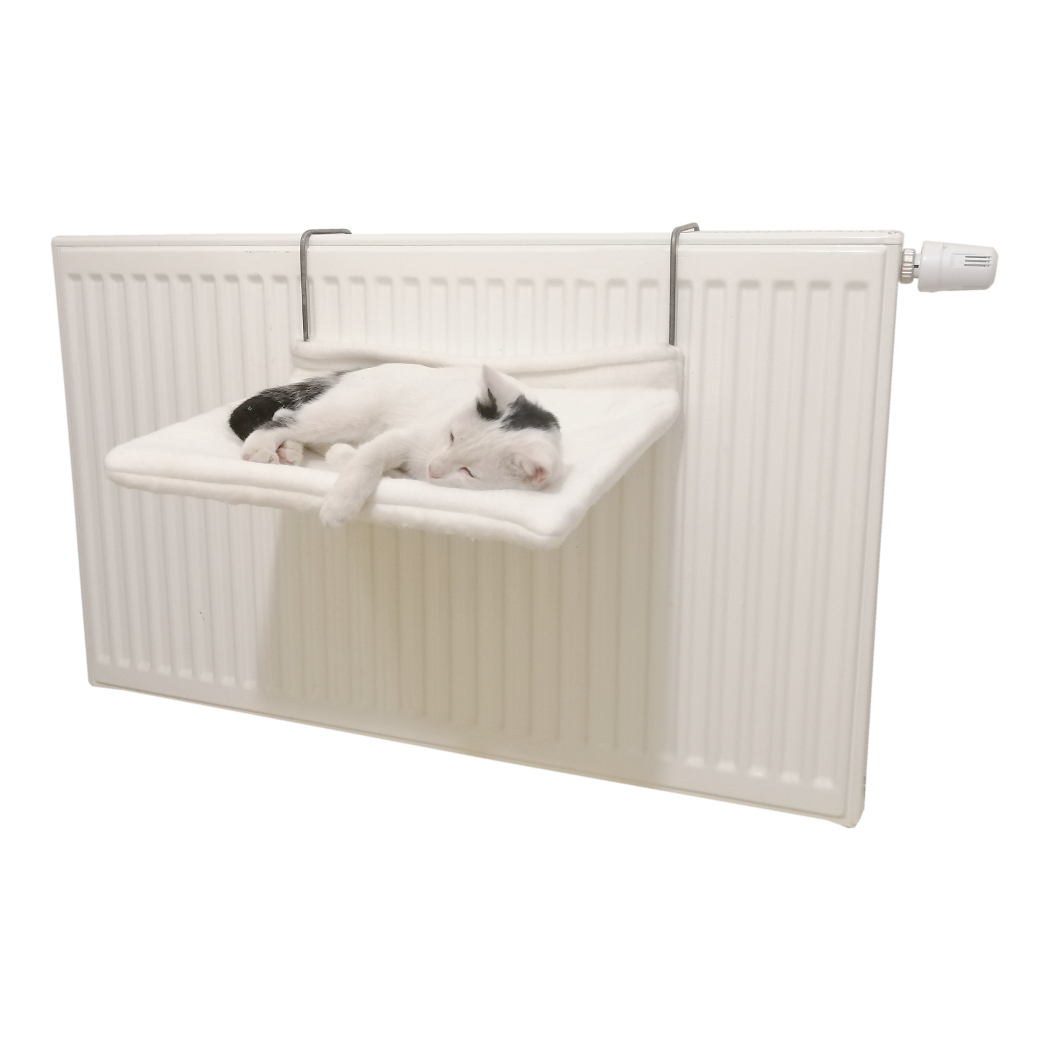 Kedi Radyatör Yatağı Yıkanabilir 42 cm 15 kg Beyaz