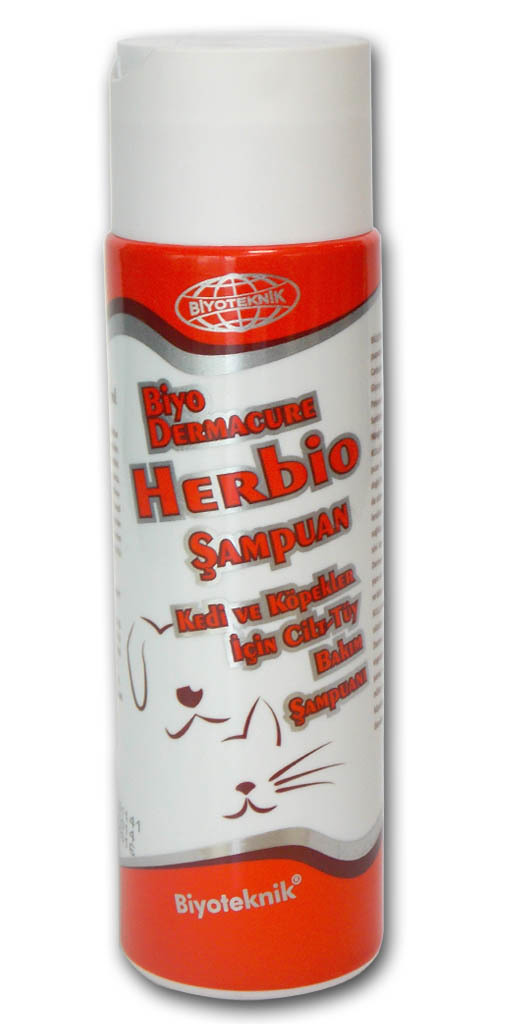 Biyoteknik Herbio Deri Tüy Kedi Köpek Şampuanı 250 ml