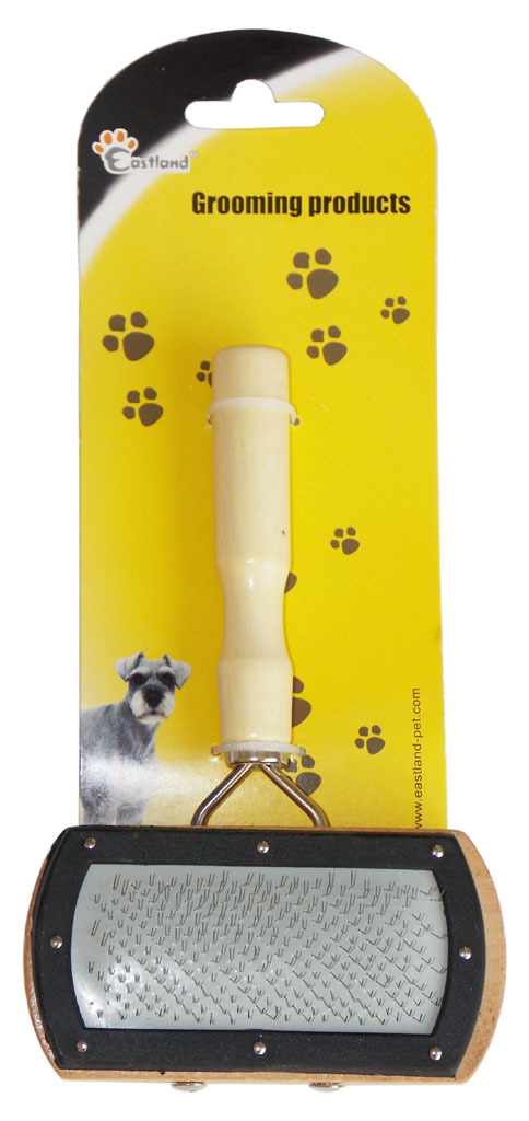 CLZ205  Ahşap Saplı Kedi Köpek Tarağı 10*18 cm