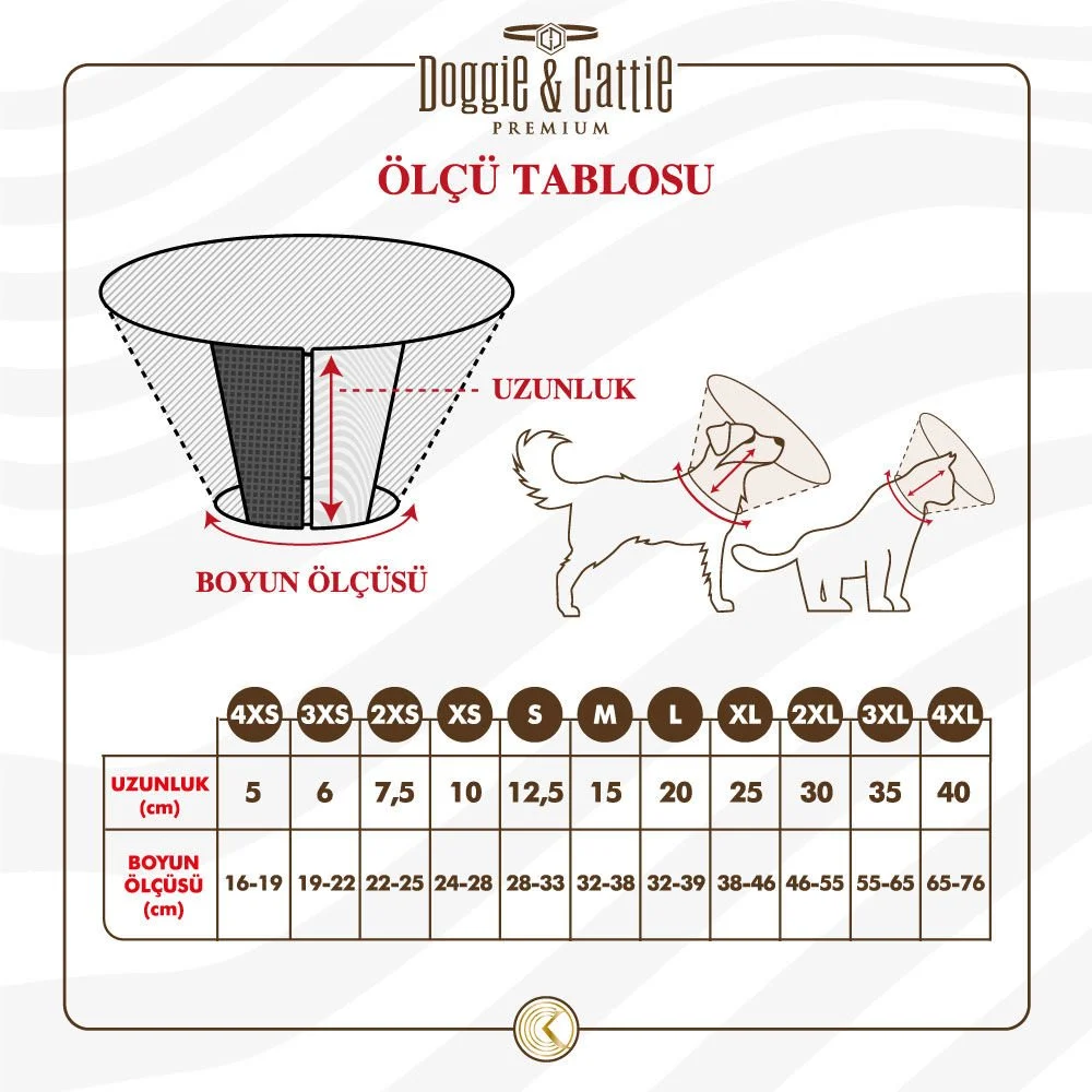 Kedi Köpek Yakalık 3XS 6x19-22cm Kedi Köpek Yakalık 3XS 6x19-22cm