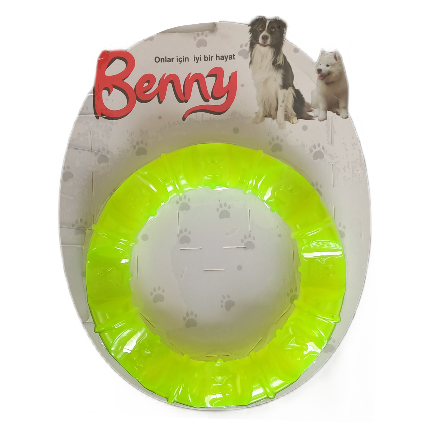 CLZ205 Benny Köpek Oyuncağı Yuvarlak Şekilli 11,5 cm Sarı