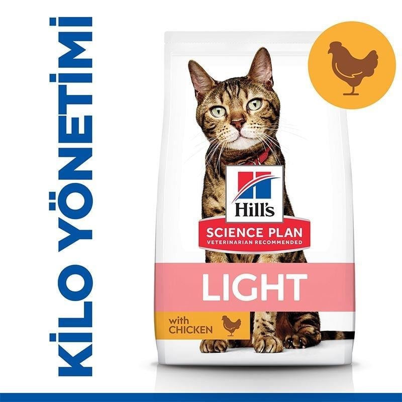 Hill'S Science Plan Light Tavuklu Düşük Krili Kedi sı 3 Kg