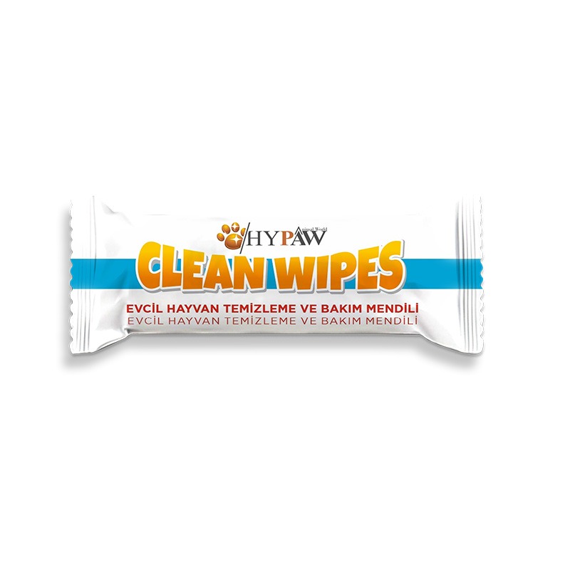 HYPAW Clean Wipes Kedi ve Köpekler için Temizleme ve Bakım Mendili 30x30cm