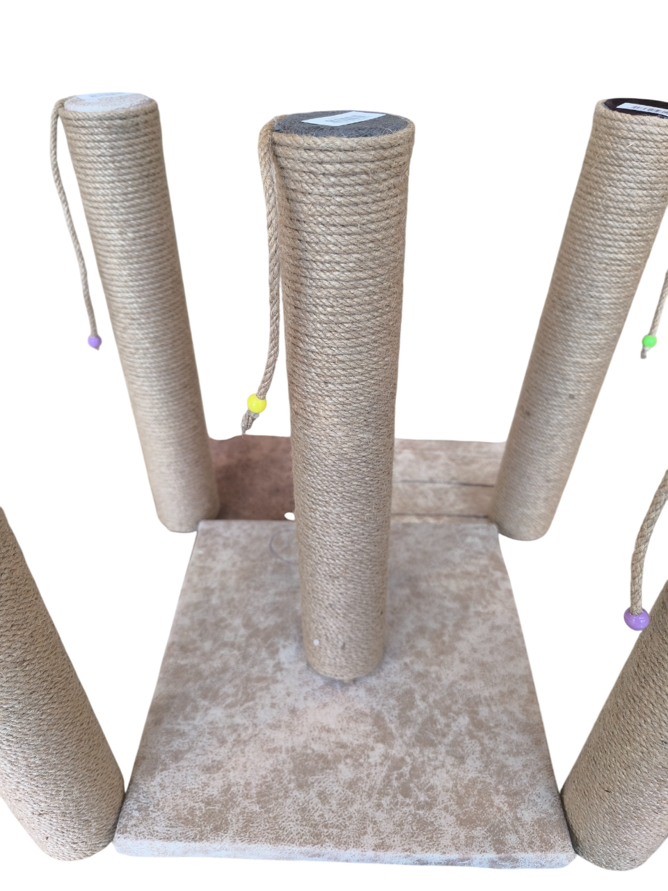 Kare Tabanlı Doğal Jut Kedi Tırmalama Tahtası 40 cm Karışık Kare Tabanlı Doğal Jut Kedi Tırmalama Tahtası 40 cm Karışık