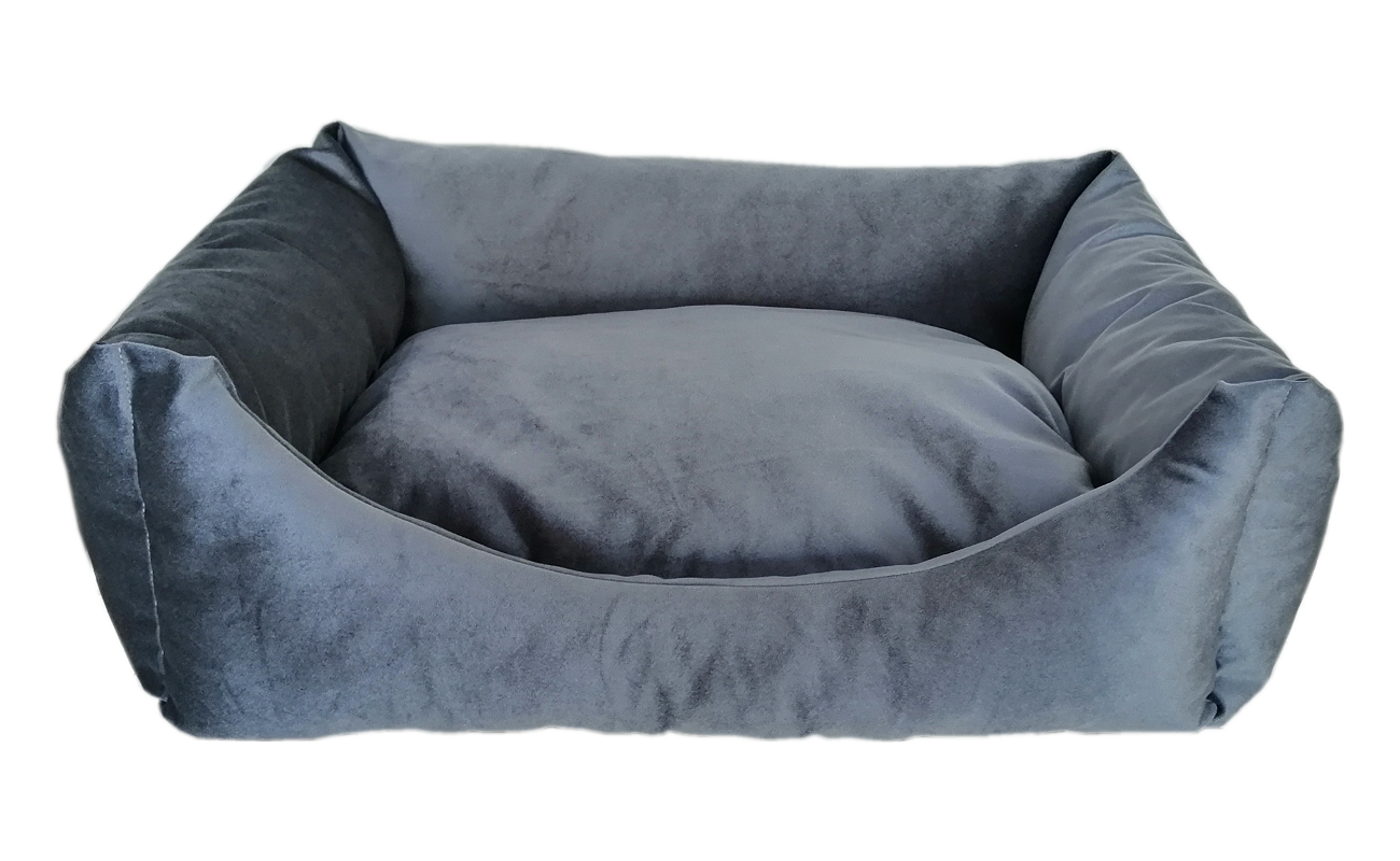 Tay Tüyü Yumuşak Köpek Yatağı Medium 50*60 cm Jaguar Mavi